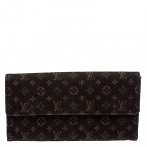 مملوكة مسبقًا Louis Vuitton Brown Monogram Continental Flap Wallet