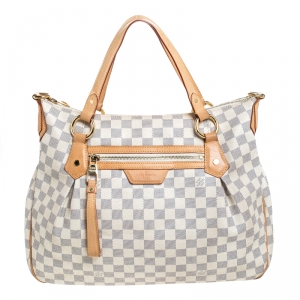مملوكة مسبقًا Louis Vuitton Damier Azur Canvas Evora MM Bag