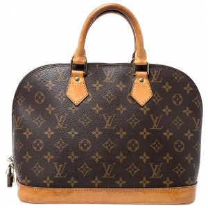 Pre Owned  حقيبة لوي فيتون ألما كانفاس مونوغرامي PM