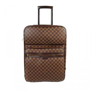 Louis Vuitton Damier Ebene Canvas Business Pegase Legere 55 Luggage Bag