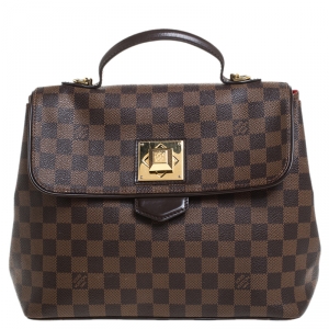 مملوكة مسبقًا Louis Vuitton Damier Ebene Canvas Bergamo MM Bag