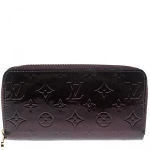 Louis Vuitton Amarante Monogram Vernis Zippy Wallet