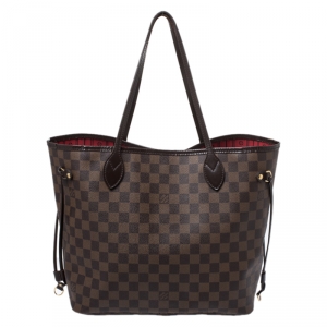 Louis Vuitton Damier Ebene Canvas Neverfull MM Bag