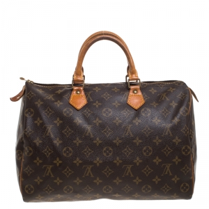 Louis Vuitton Monogram Canvas Speedy 35