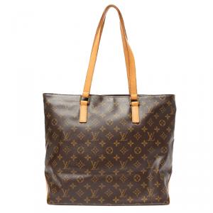 Pre Owned Louis Vuitton Monogram Canvas Cabas Mezzo Bag