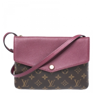 مملوكة مسبقًا Louis Vuitton Aurore Monogram Canvas and Leather Twice Bag