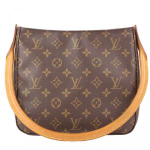 Pre Owned Louis Vuitton Monogram Canvas Looping MM Bag