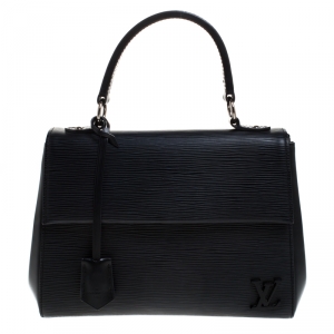 Pre Owned Louis Vuitton Black Epi Leather Cluny BB Bag