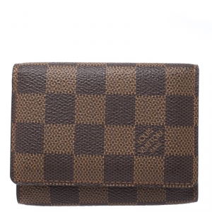 Louis Vuitton Damier Ebene Canvas Business Card Holder