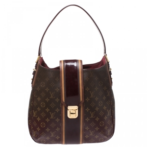 Pre Owned Louis Vuitton Bordeaux Monogram Canvas Mirage Musette Bag