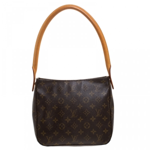 Pre Owned Louis Vuitton Monogram Canvas Looping MM Bag