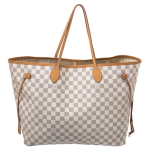 Louis Vuitton Damier Azur Canvas Neverfull GM Bag