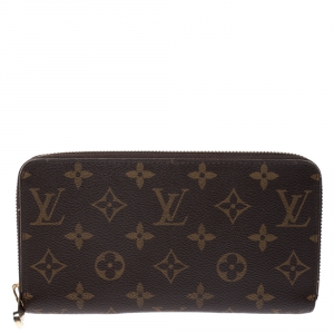 Louis Vuitton Monogram Canvas Zippy Wallet