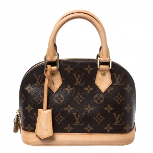 Pre Owned Louis Vuitton Monogram Canvas Alma BB Bag