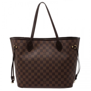 Louis Vuitton Damier Ebene Canvas Neverfull MM Bag