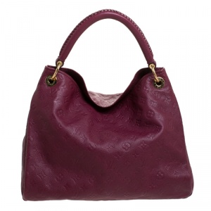 Pre Owned حقيبة لوي فيتون ارتسي جلد امبراينت منوغرامية أورور  MM 