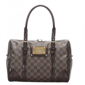 Pre Owned Louis Vuitton Damier Ebene Canvas Berkeley Bag