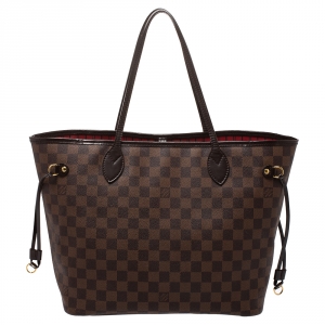 Louis Vuitton Damier Ebene Canvas Neverfull MM Bag