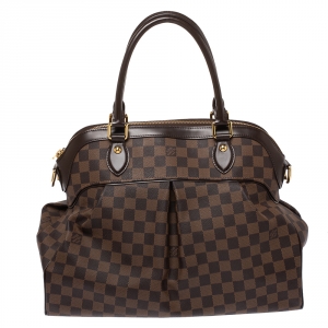 Pre Owned Louis Vuitton Damier Ebene Canvas Trevi GM Bag