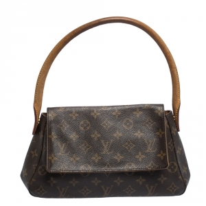 Pre Owned Louis Vuitton Monogram Canvas Looping PM Bag
