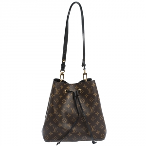 مملوكة مسبقًا Louis Vuitton Black Monogram Canvas NeoNoe MM Bag
