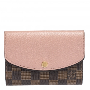 Louis Vuitton Magnolia Damier Ebene Normandy Compact Wallet