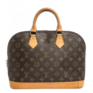 Pre Owned Louis Vuitton Monogram Canvas Alma PM Bag