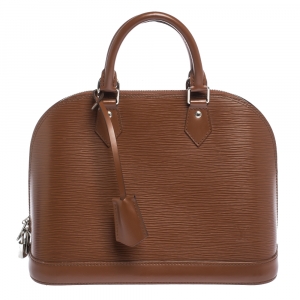 Pre Owned Louis Vuitton Canelle Epi Leather Alma PM Bag