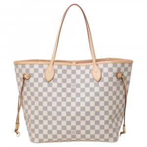 Louis Vuitton Damier Azur Canvas Neverfull MM Bag