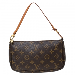 Pre Owned Louis Vuitton Monogram Canvas Pochette Accessoires