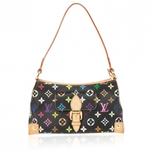 Pre Owned Louis Vuitton Monogram Multicolore Black Eliza Shoulder Handbag