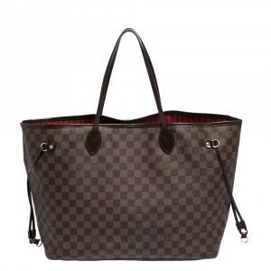 Louis Vuitton Damier Ebene Canvas Neverfull GM Bag
