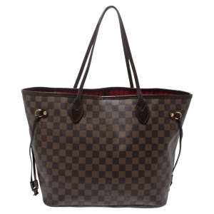 Louis Vuitton Damier Ebene Canvas Neverfull MM Bag