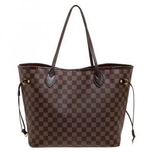 Louis Vuitton Damier Ebene Canvas Neverfull MM Bag