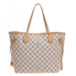 Louis Vuitton Damier Azur Canvas Neverfull MM Bag