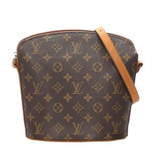 Pre Owned Louis Vuitton  Canvas  Drouot Shoulder Bags