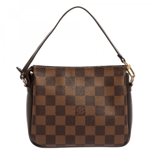 مملوكة مسبقًا Louis Vuitton Damier Ebene Canvas Trousse Pochette Bag