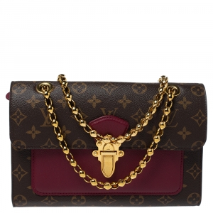 مملوكة مسبقًا Louis Vuitton Raisin Monogram Canvas Victoire Bag