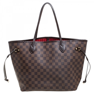 Louis Vuitton Damier Ebene Canvas Neverfull MM Bag