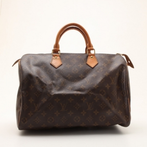 Pre Owned Louis Vuitton Monogram Speedy 35