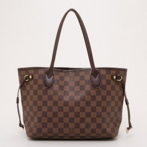 Louis Vuitton Damier Ebene Neverfull Tote 