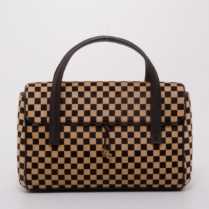 Pre Owned Louis Vuitton Damier Sauvage Ltd.Ed. Lionne Satchel 