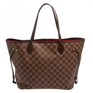 Louis Vuitton Damier Ebene Canvas Neverfull NM MM Bag