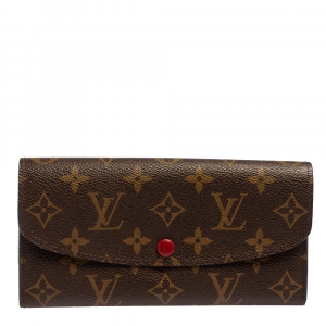 Pre Owned Louis Vuitton Monogram Canvas Emilie Wallet
