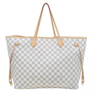 Louis Vuitton Damier Azur Canvas Neverfull GM Bag