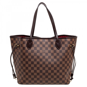 Louis Vuitton Damier Ebene Canvas Neverfull MM Bag