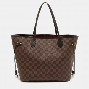 Louis Vuitton Brown Damier Ebene Canvas Neverfull MM Tote Bag