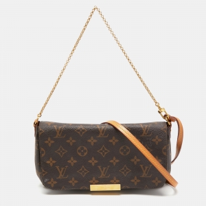 Pre Owned Louis Vuitton Monogram Canvas Favorite MM Bag