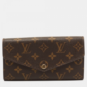 Louis Vuitton Monogram Canvas Sarah Wallet