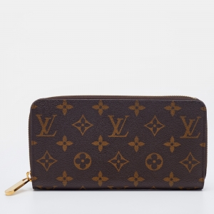 Louis Vuitton Monogram Canvas Zippy Wallet